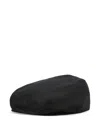 Dolce & Gabbana Linen Flat Cap In Black