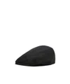 Dolce & Gabbana Linen Flat Cap In Black