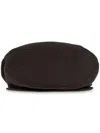 Dolce & Gabbana Linen Flat Cap In Brown