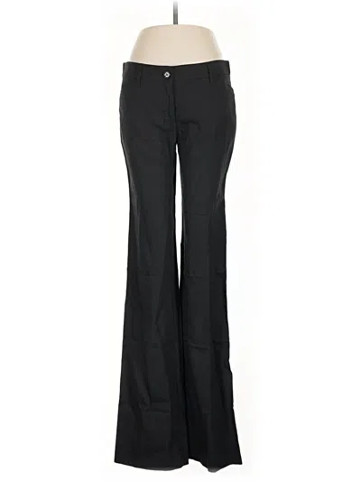 Pre-owned Dolce & Gabbana Linen Pants In Black