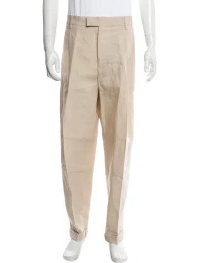 Pre-owned Dolce & Gabbana Linen Pants In Neutral
