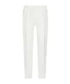 Dolce & Gabbana Men Ivory Flannel Trousers In White