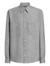 Dolce & Gabbana Washed Linen Canvas Shirt
