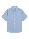 Dolce & Gabbana Linen Shirt In Blue