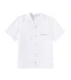 Dolce & Gabbana Besticktes Hemd Aus Leinen In Weiss