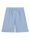 Dolce & Gabbana Linen Shorts In Blue