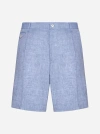 DOLCE & GABBANA LINEN SHORTS