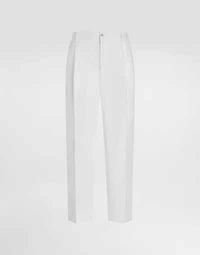 DOLCE & GABBANA LINEN TROUSERS