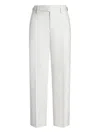 Dolce & Gabbana Button-fastening Linen-blend Wide-leg Trousers
