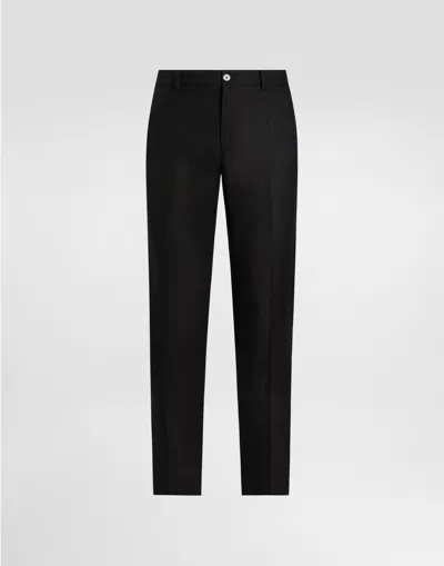 DOLCE & GABBANA LINEN TROUSERS