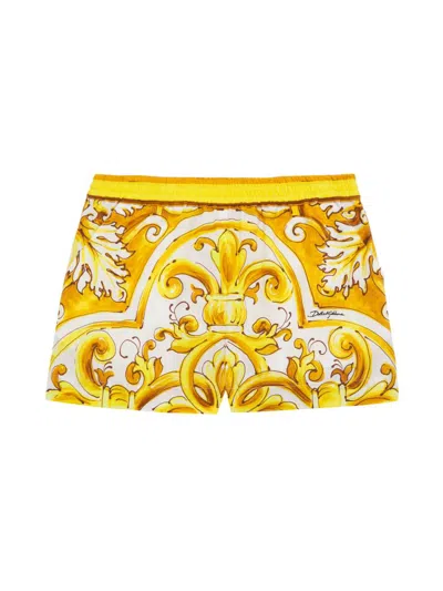 Dolce & Gabbana Little Girl's & Girl's Poplin Printed Shorts In Multi