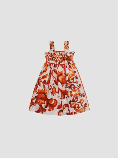 Dolce & Gabbana Babies' Little Girl's & Girl's Printed Sleeveless Dress In Multi
