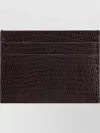 Dolce & Gabbana Lizard Print Leather Cardholder