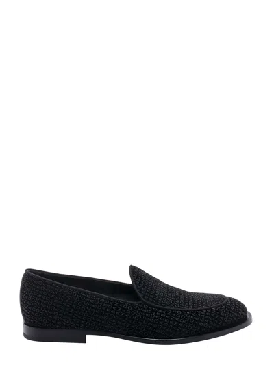 Dolce & Gabbana Suede Loafer In Black