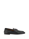 Dolce & Gabbana Moccasin With Logo Plaque In Black