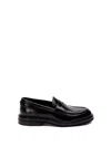 Dolce & Gabbana Women's Black Casual Moccasin Metallic Logo Heel In Black  