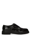 Dolce & Gabbana Dolce&gabbana Black Monkstrap Loafer In Black