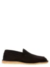 Dolce & Gabbana Leather Loafers Stitched Penny Strap In Brown