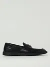 Dolce & Gabbana Dg Logo Leather Loafers In Black