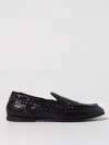 Dolce & Gabbana Intrecciato Moccasins In Schwarz