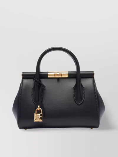 DOLCE & GABBANA LOCK CHAIN SHOULDER BAG