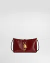 Dolce & Gabbana Lock Shoulder Bag In Calfskin In Red