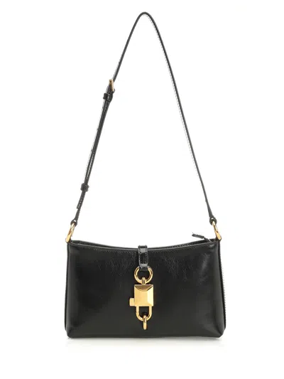 Dolce & Gabbana Lock Shoulder Bag In Calfskin Shoulder Bags Black