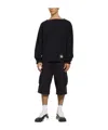 Dolce & Gabbana Dolce  Gabbana Logo Plaque Cargo Shorts In Black