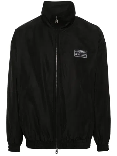 Dolce & Gabbana Hooded Jacket In Black