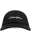 Dolce & Gabbana Dolce &amp; Gabbana Branded Canvas Cap In Black