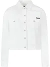 Dolce & Gabbana Logo-patch Buttoned Jacket In White
