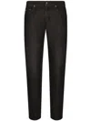 Dolce & Gabbana Slim-fit Stretch Denim Jeans In Black