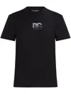 Dolce & Gabbana Crystal Logo T-shirt In Black