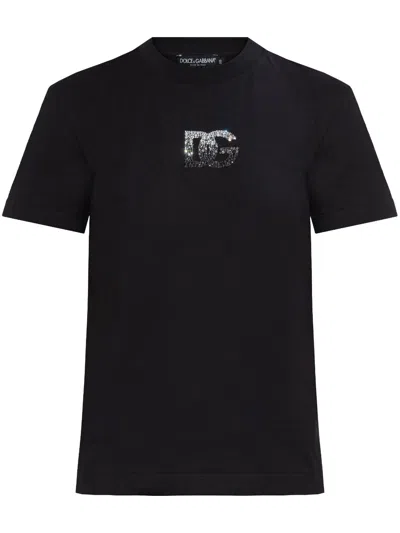 DOLCE & GABBANA LOGO-APPLIQUÉ T-SHIRT