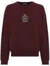 Dolce & Gabbana Logo-embellished Sweatshirt In Red