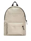 Dolce & Gabbana Logo Backpack In Neutrals