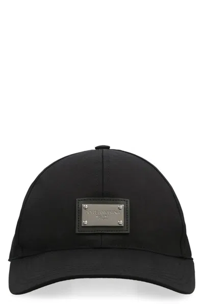 Dolce & Gabbana Baseball Cap In Black