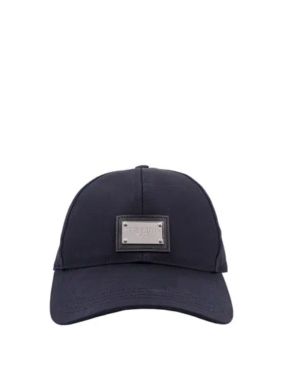 Dolce & Gabbana Logo Baseball Cap In Blue