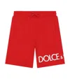 DOLCE & GABBANA LOGO BERMUDA SWEATSHORTS