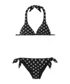 Dolce & Gabbana Logo Bikini In Black