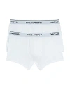Dolce & Gabbana Two-pack Of Regular Boxers With Soft Waistband In White
