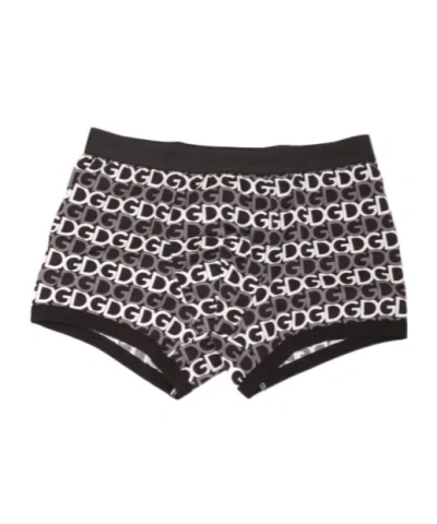 Dolce & Gabbana Logo Boxer Shorts In Black