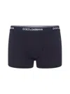 Dolce & Gabbana Bi-pack Underwear Boxer In Blue