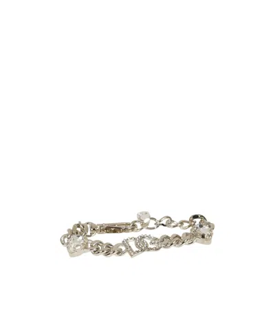 Dolce & Gabbana Logo Bracelet In Yellow
