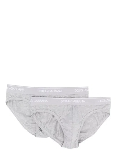 DOLCE & GABBANA LOGO BRIEFS (2-PACK)