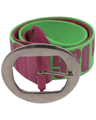 Pre-owned Dolce & Gabbana Logo Buckle Belt (authentic Pre-loved)