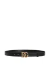 Dolce & Gabbana Logo Buckle Belt In Multi
