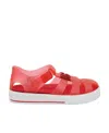 DOLCE & GABBANA LOGO CAGE FLAT SANDALS
