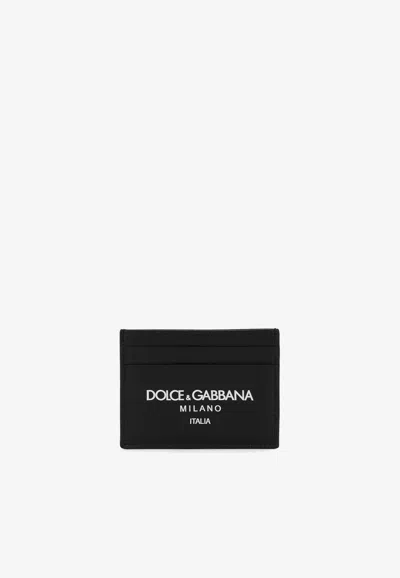 DOLCE & GABBANA LOGO CALFSKIN CARDHOLDER