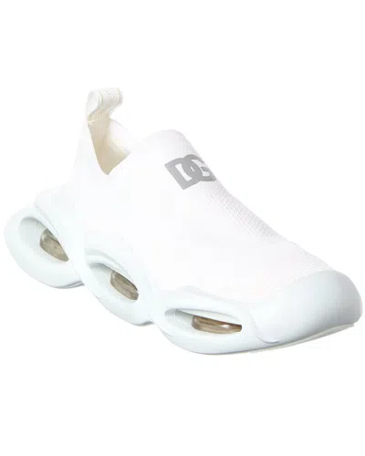 Dolce & Gabbana Logo Canvas Sneaker In White